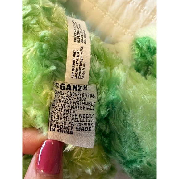 GANZ Webkinz HM162 Tie Dye Frog Plush NO CODE - Picture 5 of 7